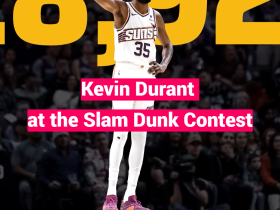 Kevin Durant at the Slam Dunk Contest